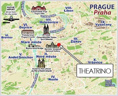 Location - Theatrino Hotel, Prague